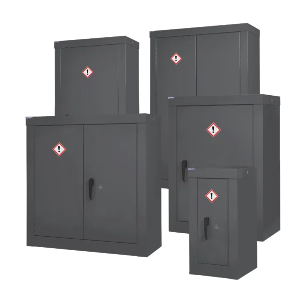 Qmp heavy duty coshh security cupboards