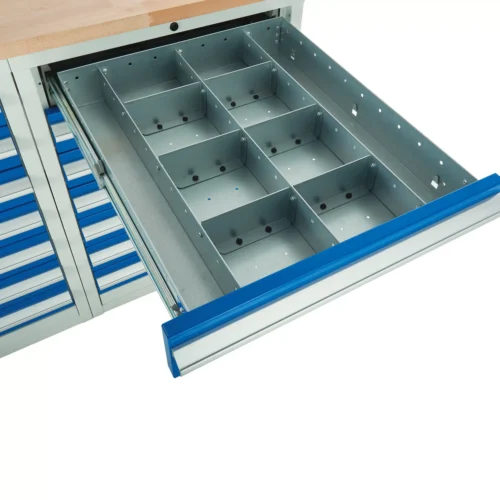 Euroslide 600W x 750D Drawer Inserts - 10 Compartment