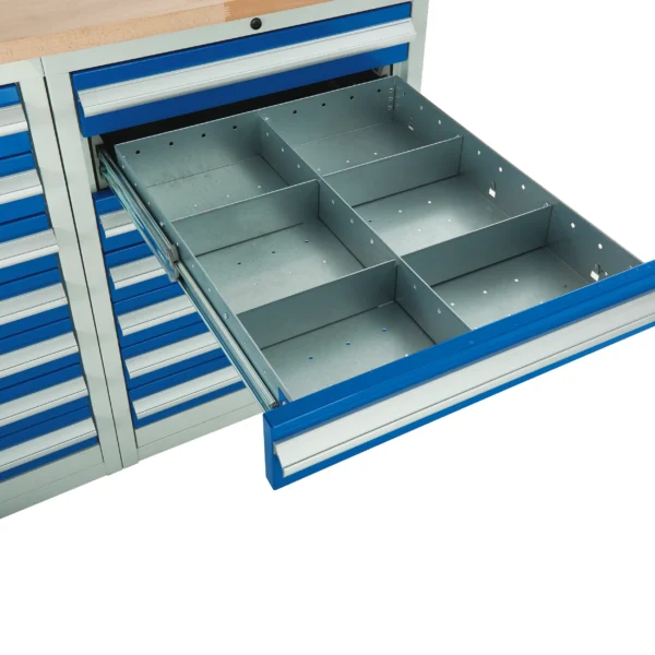 Euroslide 600W x 750D Drawer Inserts - 6 Compartment