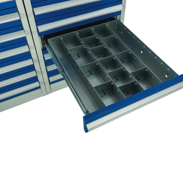 Euroslide 600W x 750D Drawer Inserts - 16 Compartment