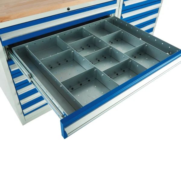 Euroslide 900W x 750D Drawer Inserts - 12 Compartment