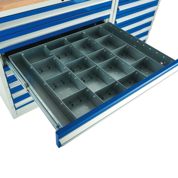 Euroslide 900W x 650D Drawer Inserts - 20 Compartment
