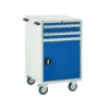 Mobile euroslide cabinet - 2 drawer & cupboard - 600mm wide