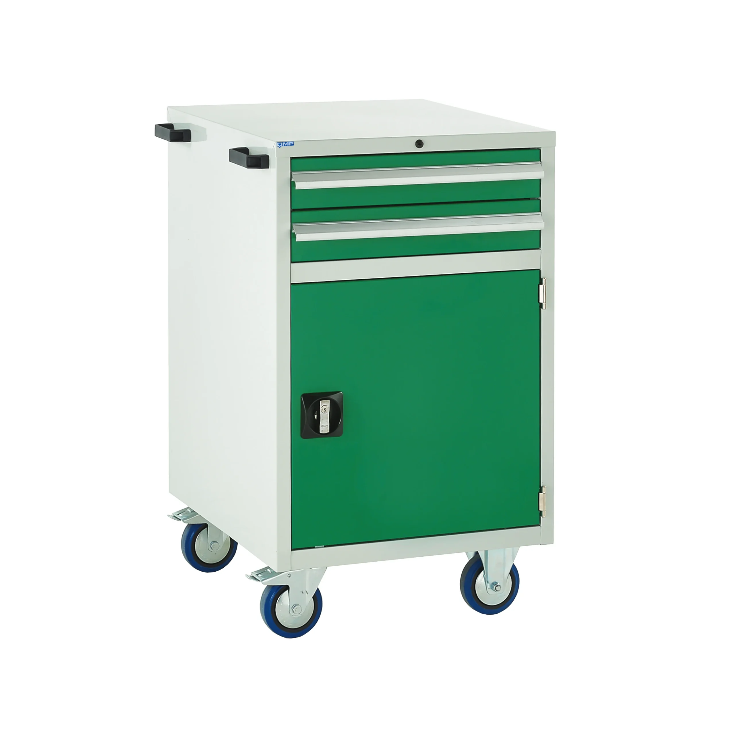 Mobile Euroslide Cabinet - 2 Drawer &Amp; Cupboard - 600Mm Wide 2 Mobile euroslide cabinet - 2 drawer & cupboard - 600mm wide - image 2