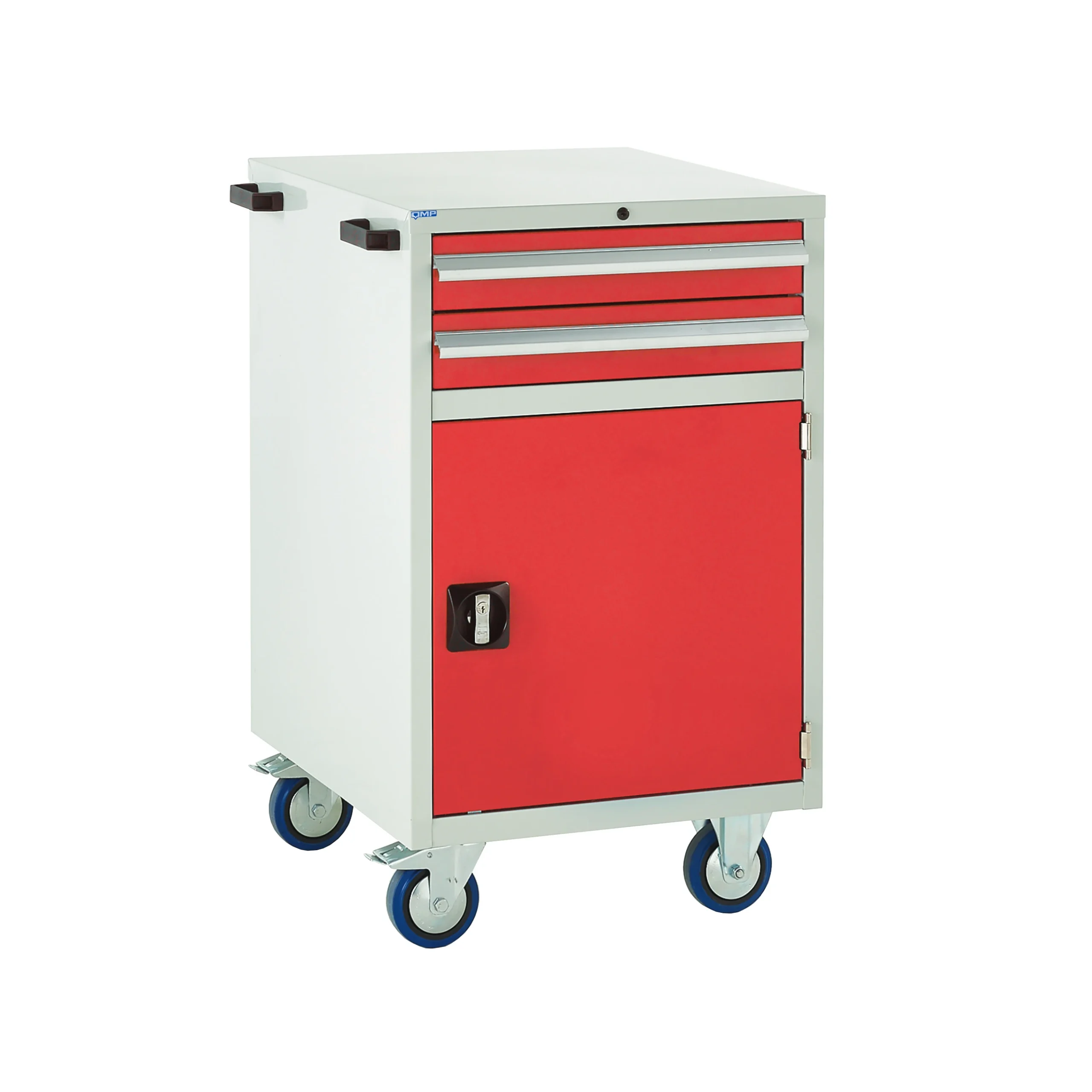 Mobile Euroslide Cabinet - 2 Drawer &Amp; Cupboard - 600Mm Wide 3 Mobile euroslide cabinet - 2 drawer & cupboard - 600mm wide - image 3