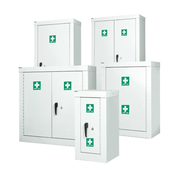 Qmp first aid high security cupboards