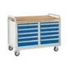 Euroslide Tool Trolley Kit 22 - 10 Drawer Mobile Workbench