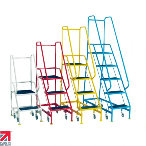 Hse Store Homepage 231 Steptek narrow aisle mobile steps (2 - 5 treads)