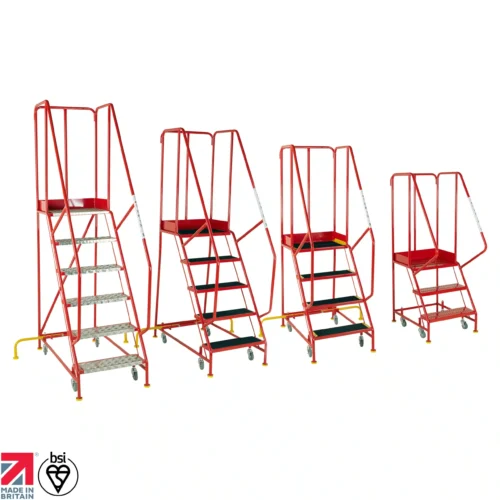 Hse Store Homepage 250 Steptek premier commercial mobile steps (3 - 6 tread) - bs certified