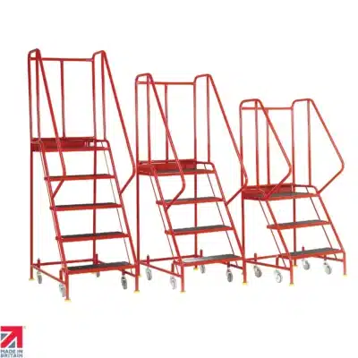 Steptek Premier Commercial Mobile Steps (3 - 6 Tread)
