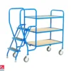 Steptek step tray trolley - 3 steps