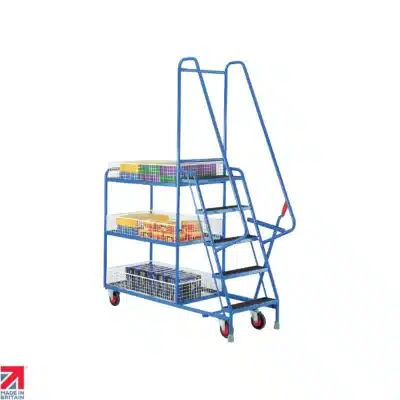 Steptek heavy duty step tray trolley