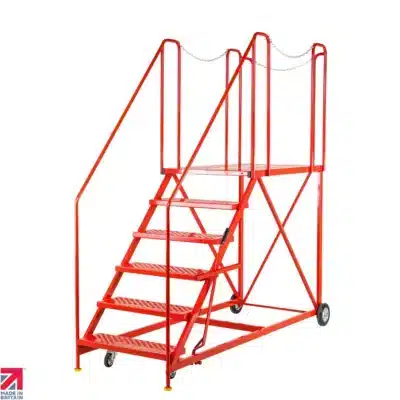 Steptek easy rise warehouse steps - truck dock platform