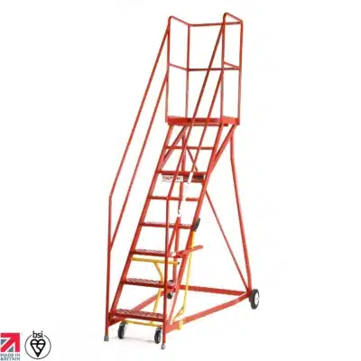 Steptek Heavy Duty Warehouse Steps - BS Certified (3 - 15 Treads)