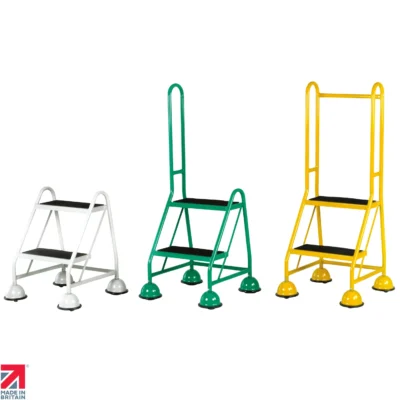Steptek single sided 2-step portable steps