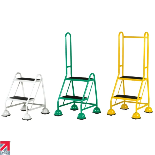 Steptek single sided 2-step portable steps