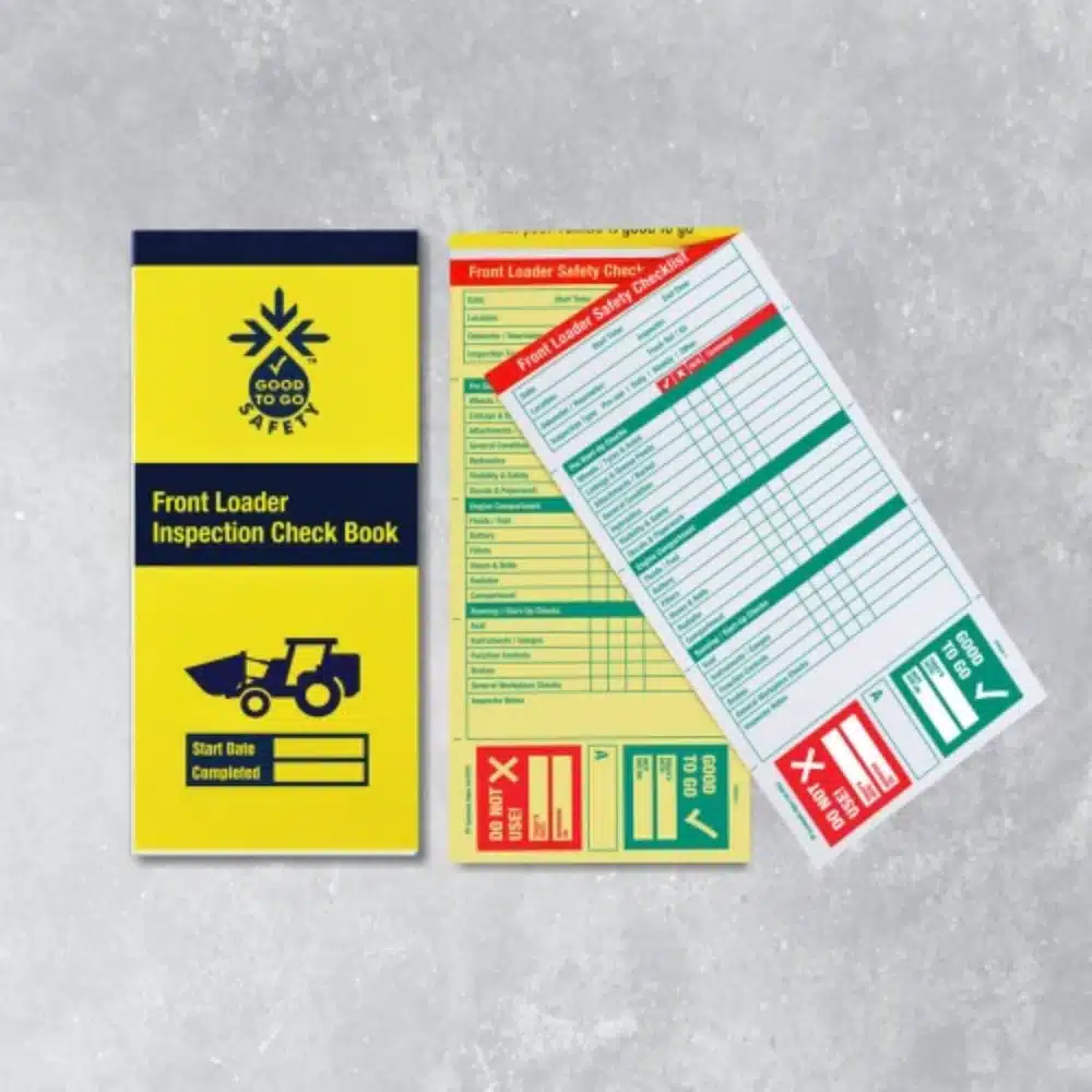 Front Loader Inspection Books - 25 Checklists 1 Front loader inspection books - 25 checklists