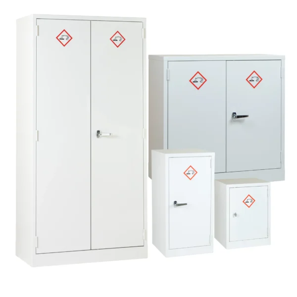 Redditek corrosive storage cabinets - acid & alkali safe