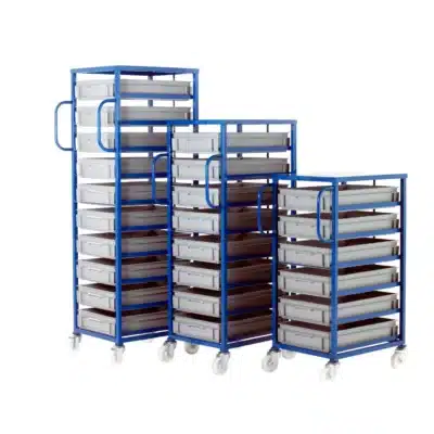 Loadtek Slimline Mobile Tray Racks