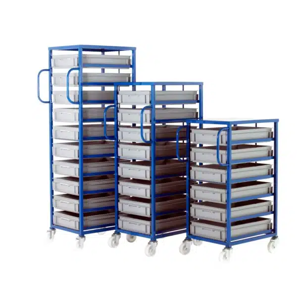 The Best Of British Manufacturing 50 Loadtek slimline mobile tray racks