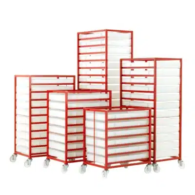Loadtek Food Grade Mobile Tray Racks