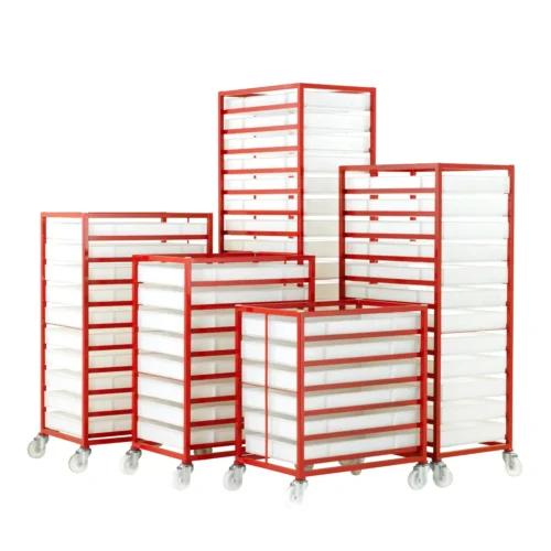 Loadtek Food Grade Mobile Tray Racks