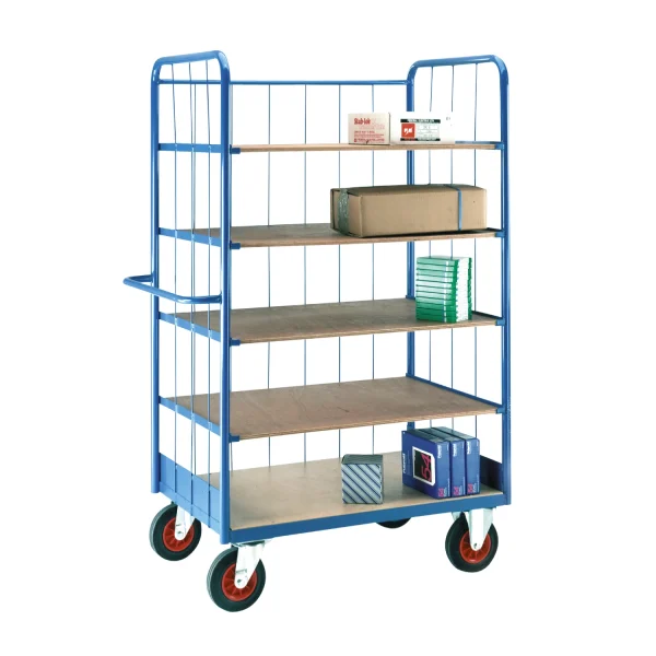 Loadtek shelf truck with rod superstructure