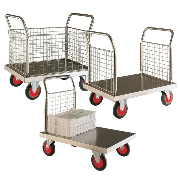 Loadtek stainless steel platform trolleys