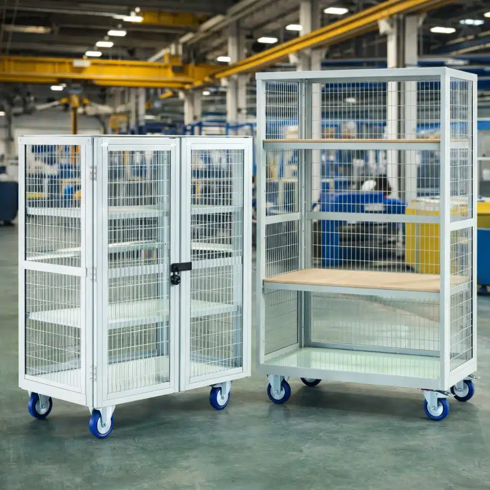 Qmp Boxwell Mesh Cage Trolleys 3 Qmp boxwell mesh cage trolleys - image 3