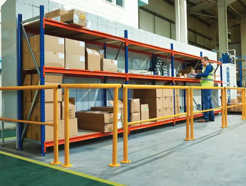 Guard barrier in situ 6