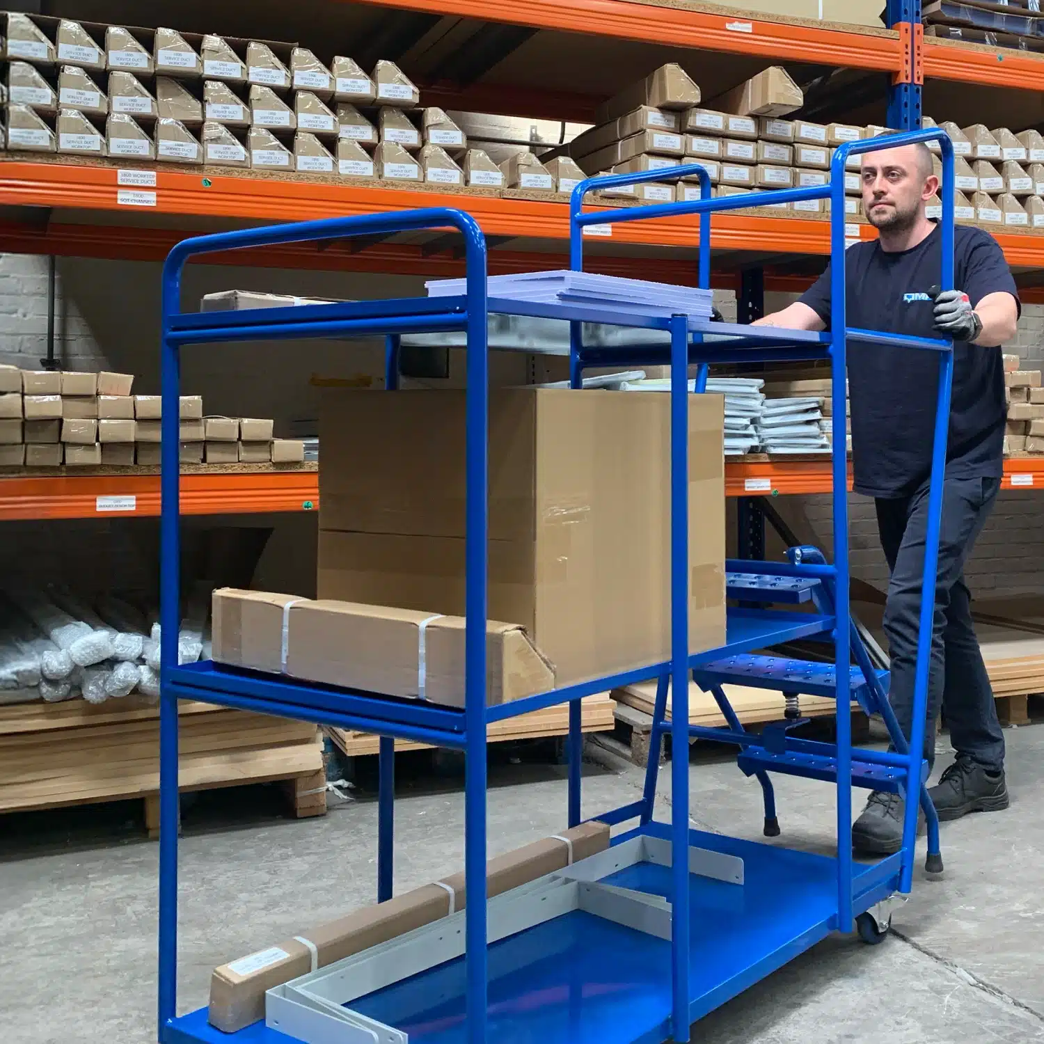 Qmp Warehouse Order Picking Trolleys 9 Qmp warehouse order picking trolleys - image 9