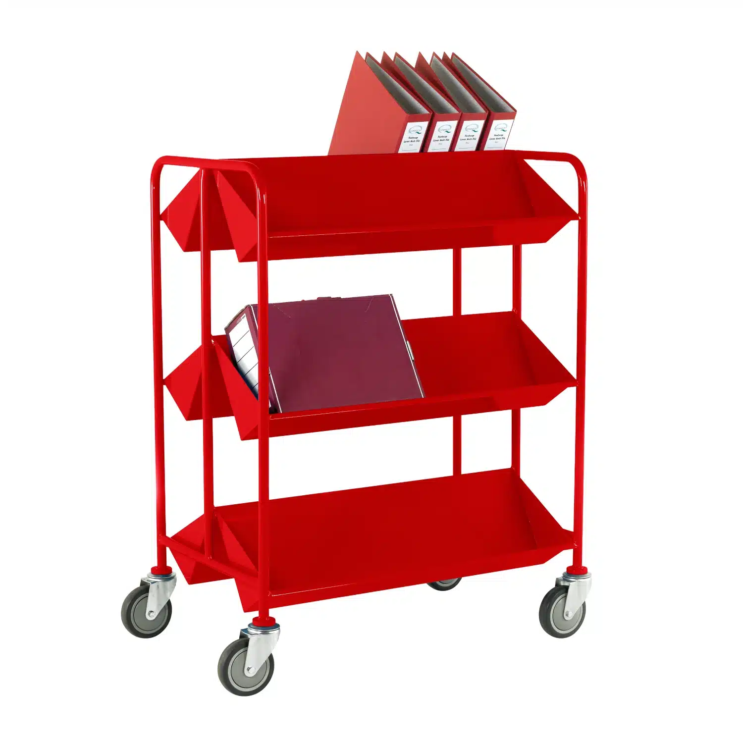 Loadtek Heavy Duty Book Trolleys 4 Loadtek heavy duty book trolleys - image 4