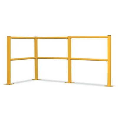 Qmp round tube walkway barriers
