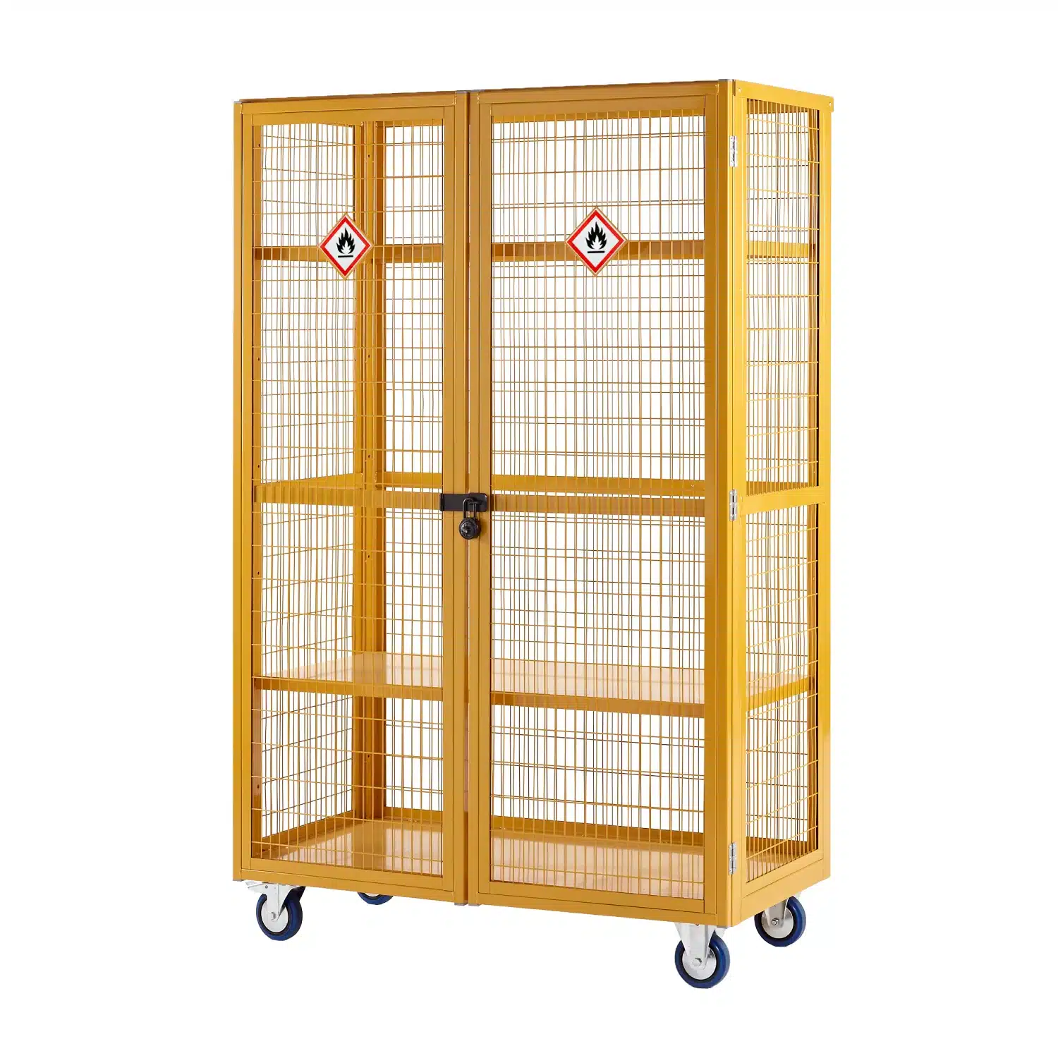 Qmp Hazardous Boxwell Mesh Cage Trolleys 5 Qmp hazardous boxwell mesh cage trolleys - image 5