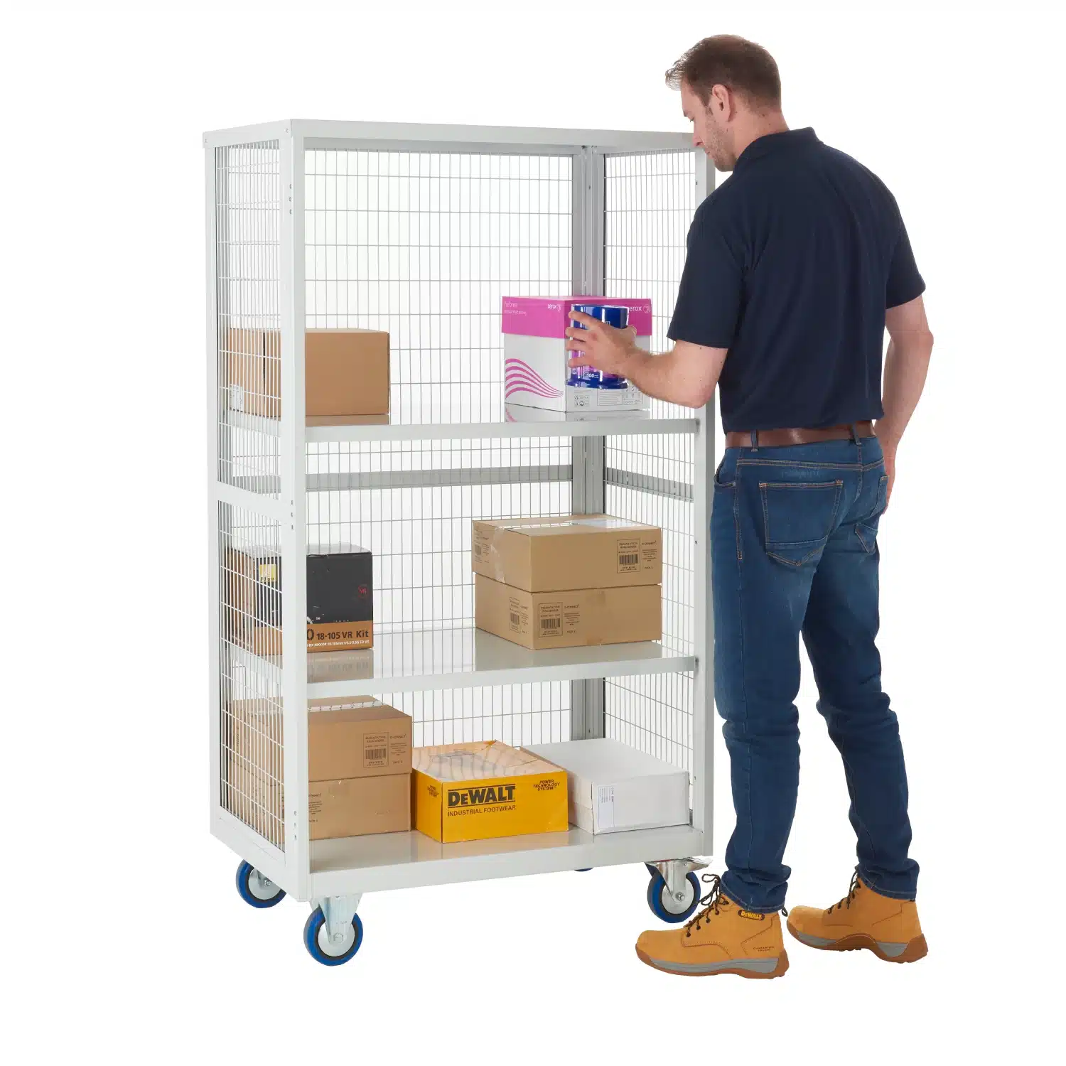 Qmp Boxwell Mesh Cage Trolleys 8 Qmp boxwell mesh cage trolleys - image 8