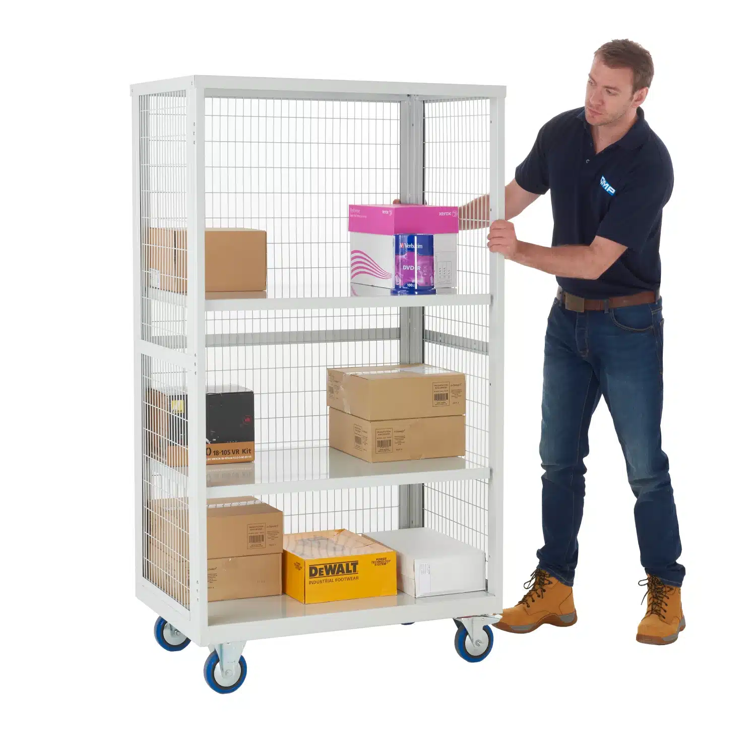 Qmp Boxwell Mesh Cage Trolleys 7 Qmp boxwell mesh cage trolleys - image 7