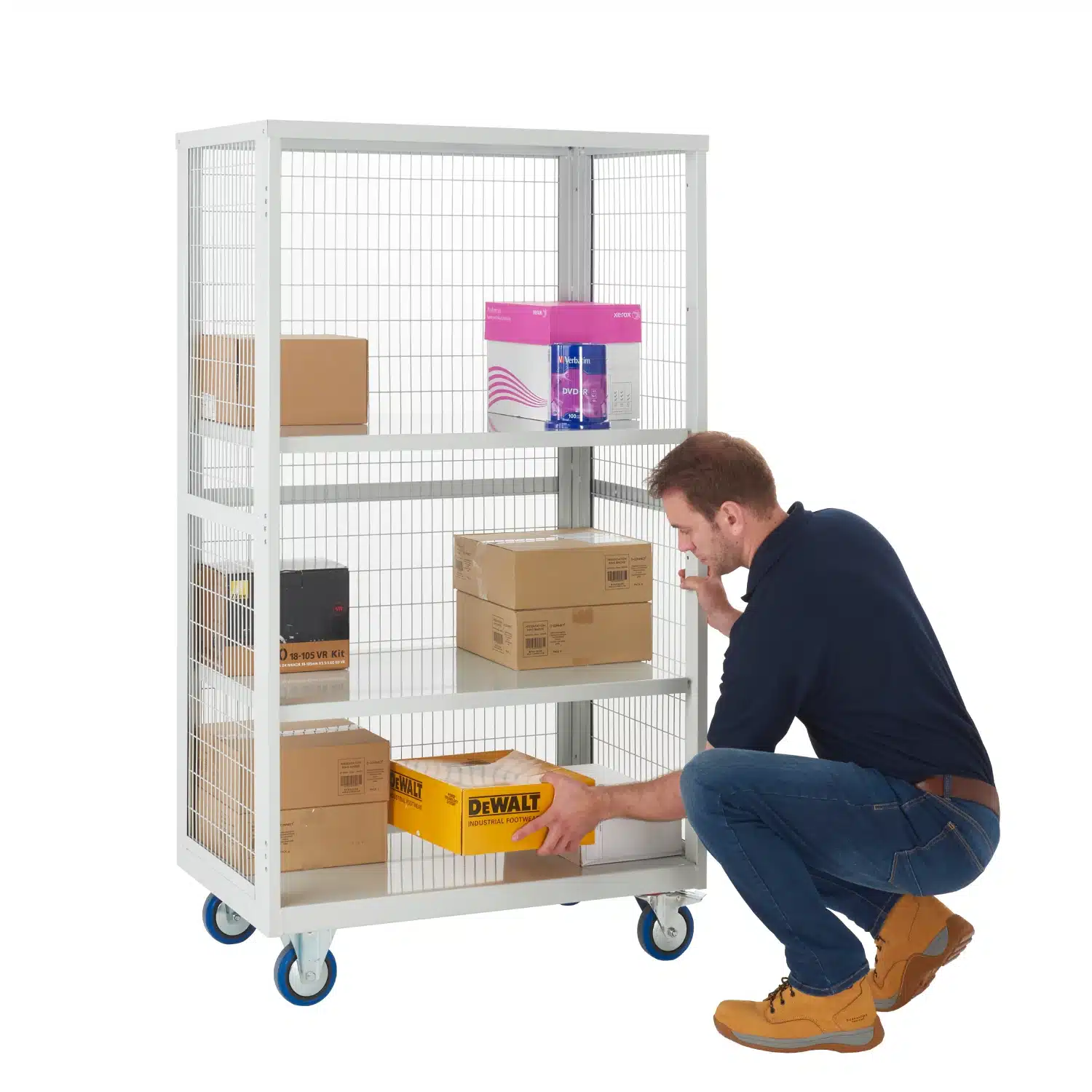 Qmp Boxwell Mesh Cage Trolleys 6 Qmp boxwell mesh cage trolleys - image 6