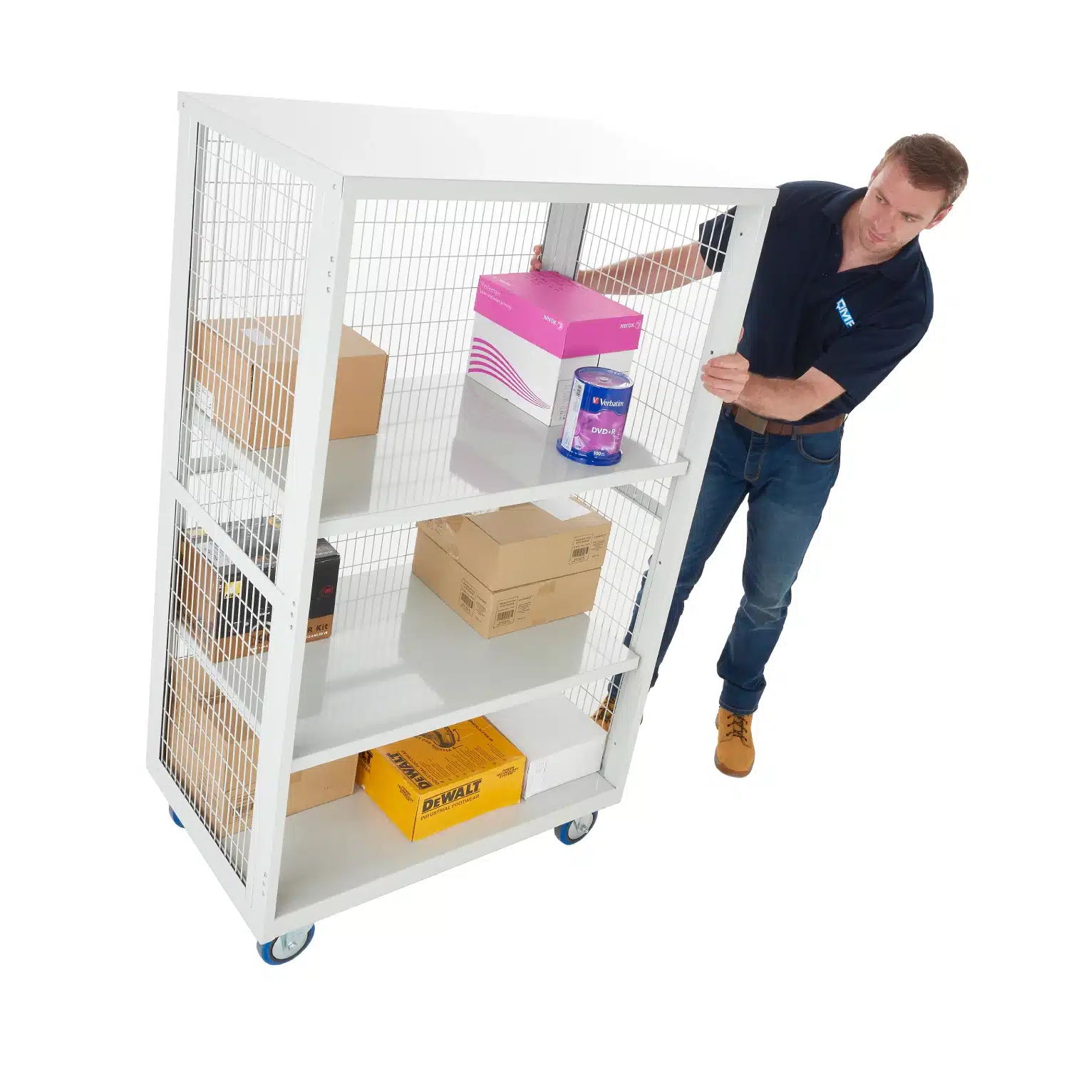 Qmp Boxwell Mesh Cage Trolleys 4 Qmp boxwell mesh cage trolleys - image 4