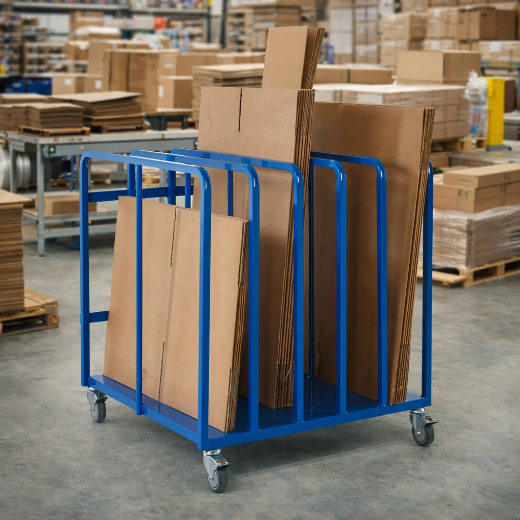 Cardboard trolley insitu shot preview