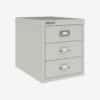 Bisley 12 series 3 drawer multidrawer light grey