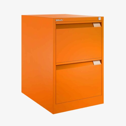 Bisley BS Series Filer - 2 Drawer Foolscap Filing Cabinet