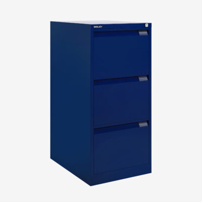 Bisley bs series filer - 3 drawer foolscap filing cabinet