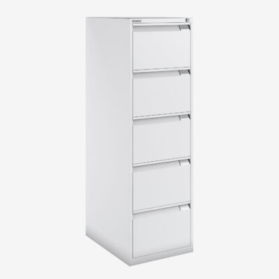 Bisley bs series filer - 5 drawer foolscap filing cabinet