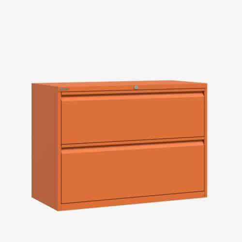Bisley Essentials Lateral Filing Cabinet - 2 Drawer - 718H x 1000W
