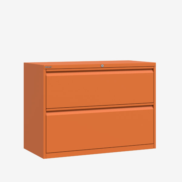 Bisley Essentials Lateral Filing Cabinet - 2 Drawer - 718H x 1000W