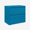 Bisley essentials lateral filing cabinet 2 drawer 693h 800w azure &bull; hse store