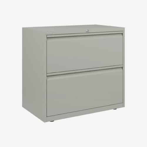 Bisley Essentials Lateral Filing Cabinet - 2 Drawer - 718H x 800W