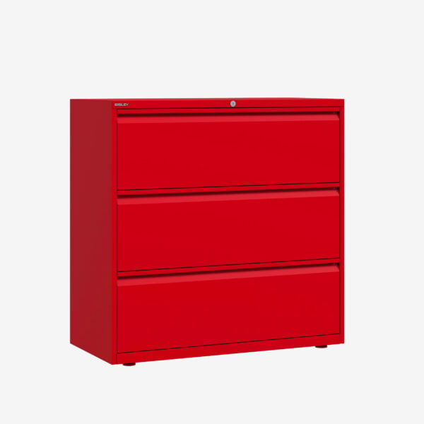 Bisley Essentials Lateral Filing Cabinet - 3 Drawer - 1000H x 1000W
