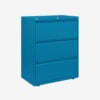 Bisley essentials lateral filing cabinet 3 drawer 1000h 800w azure &bull; hse store
