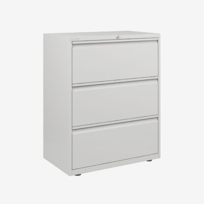 Bisley essentials lateral filing cabinet - 3 drawer - 1000h x 800w